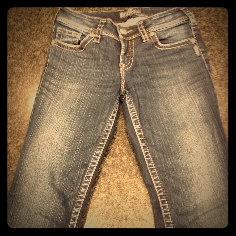 Silver Suki blue jeans